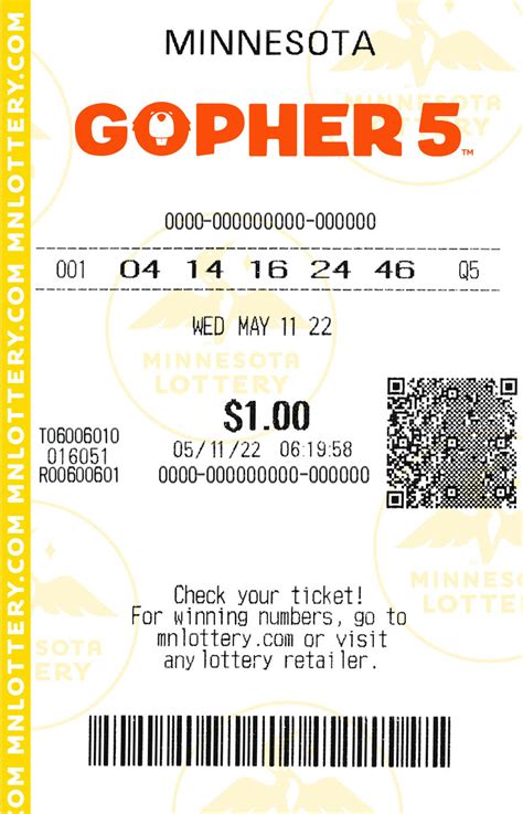 minnesota gopher five|gopher five minnesota lottery.